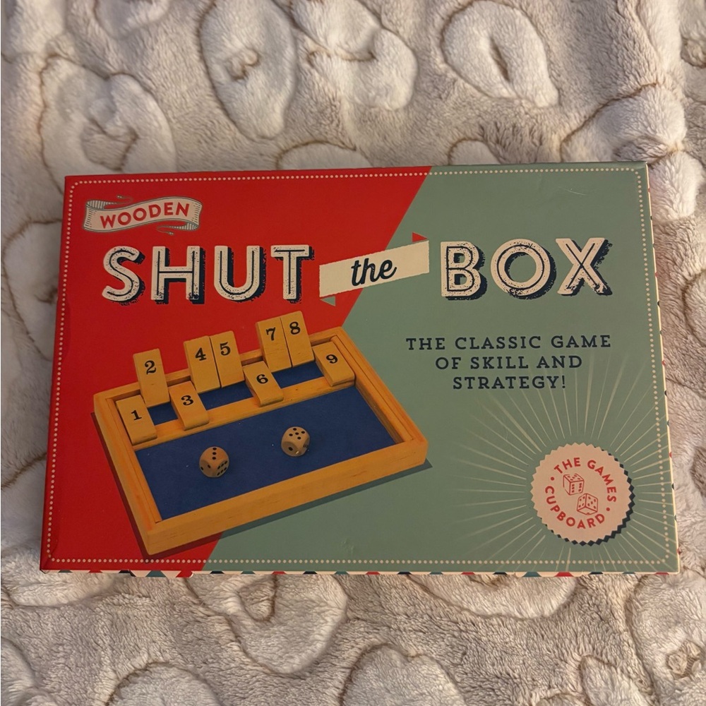 Wooden Shut the Box Game